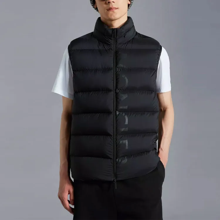 Moncler Vests Men Black-3