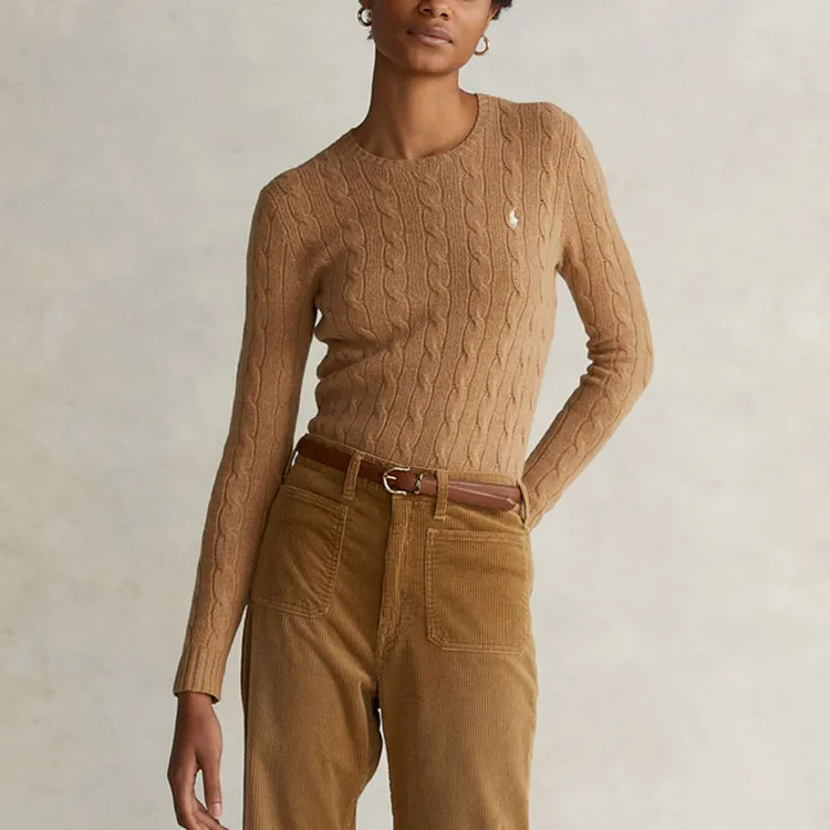 Polo Ralph Lauren Pony Embroidered Cable Knit Jumper-2