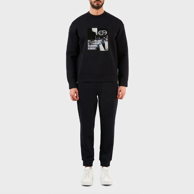 EMPORIO ARMANI Sweatshirt Men's Dark Blue-1
