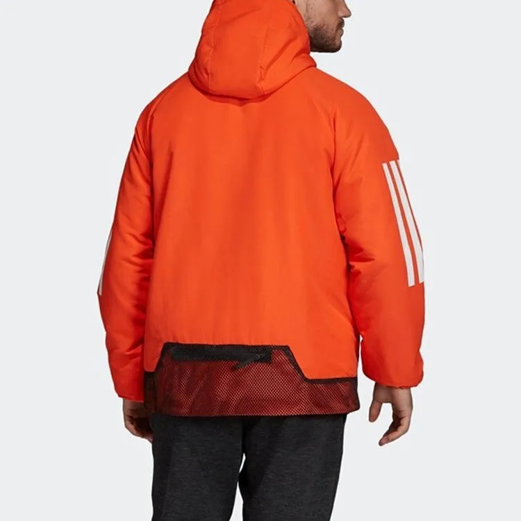 Adidas Puffer Jacket Winter Men's Orange Yellow-3