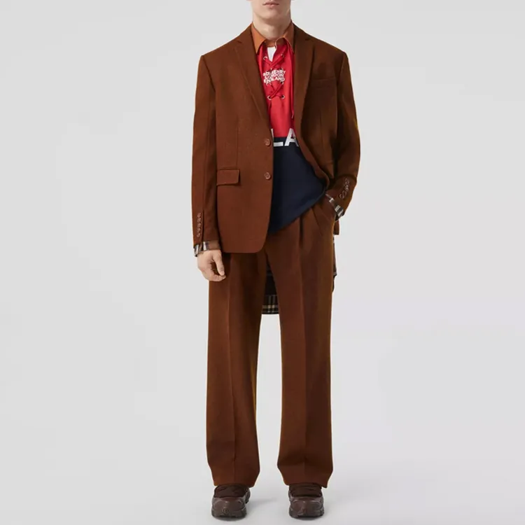 Burberry Check detail Tailored Blazer-1
