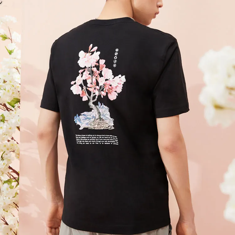 LiNing T Shirts Men Black-2