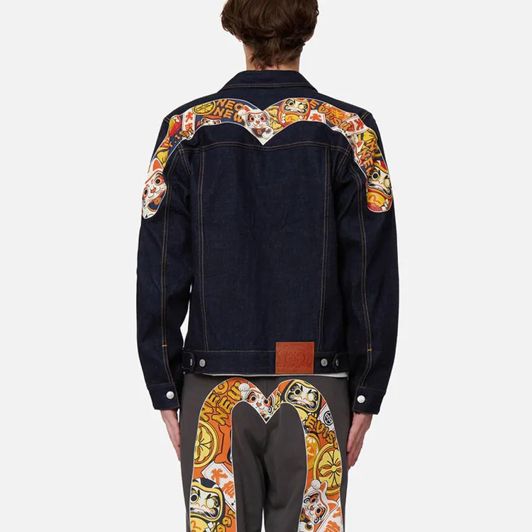 EVISU Denim Jacket Men's Denim Blue-3