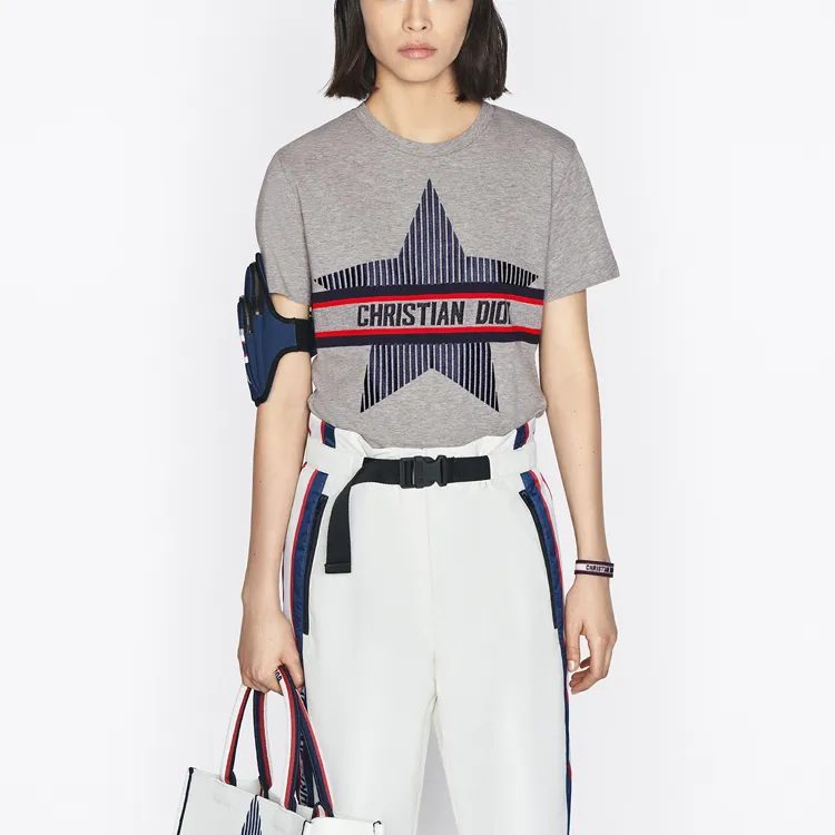 DIOR Dior Fw22 'Alps' Capsule Collection Regular T-Shirt Women's Gray-4