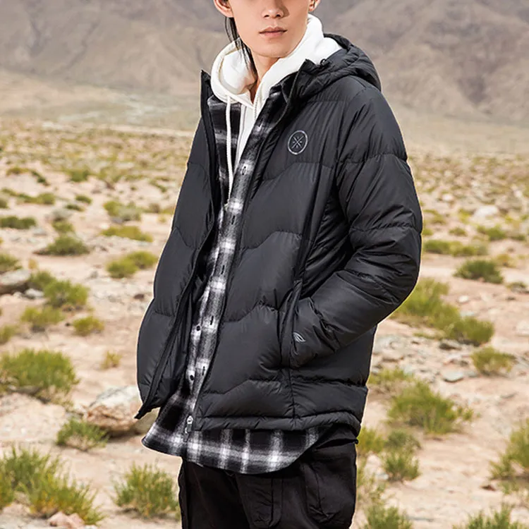 LiNing Down Jacket Men's Standard Black-4