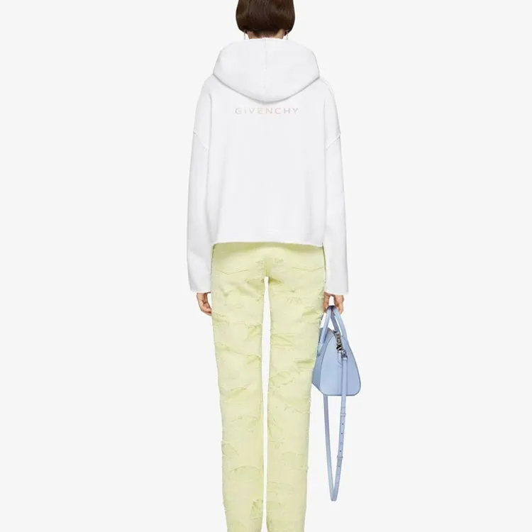 Givenchy Logo print Cropped Hoodie-5