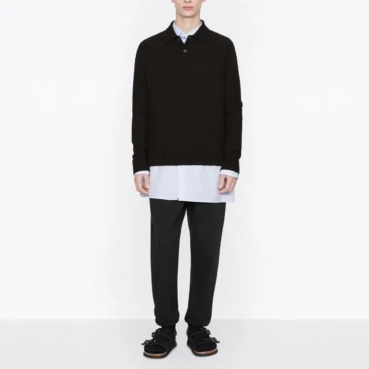 DIOR FW22 Knitted Sports Pants Men's Black-2