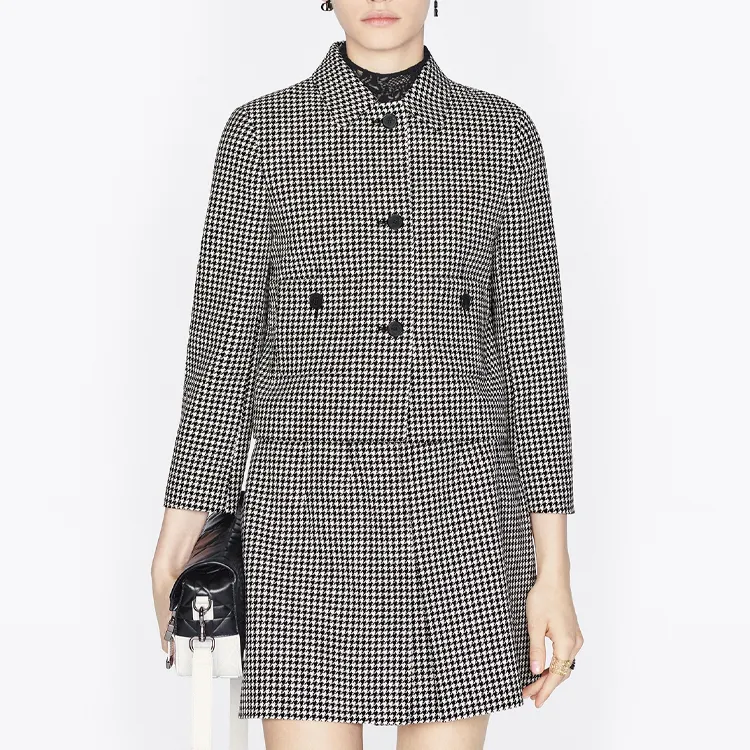DIOR Quarterly New Products Jackets Women's Black/White-2
