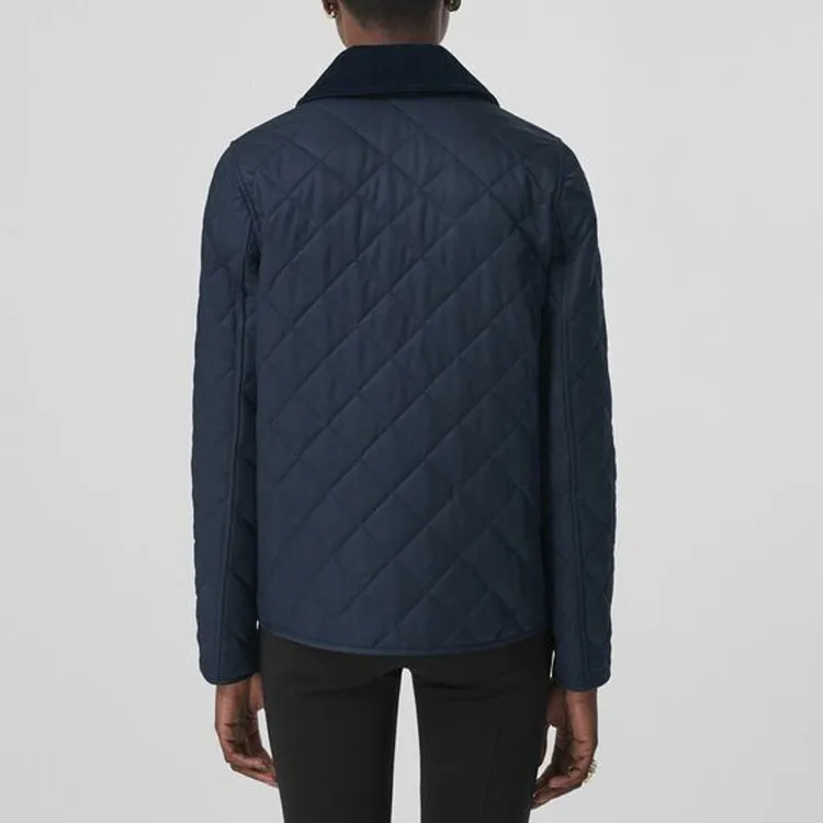 Burberry Jacket Women's Navy Blue-3