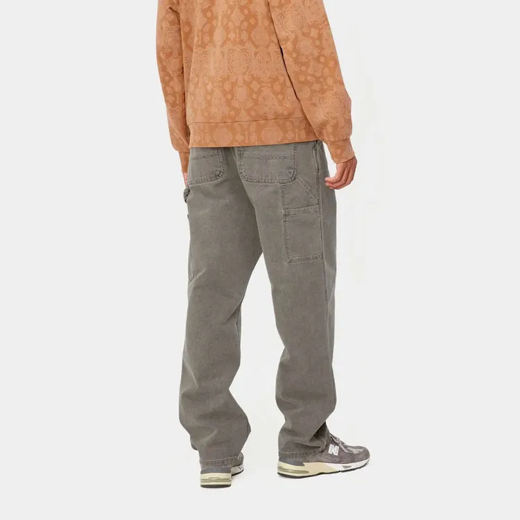 Carhartt WIP Single Knee Dearborn Canvas 12oz Relaxed Straight Fit Pants-4