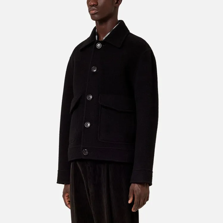 Ami Double Face Boxy Jacket-3
