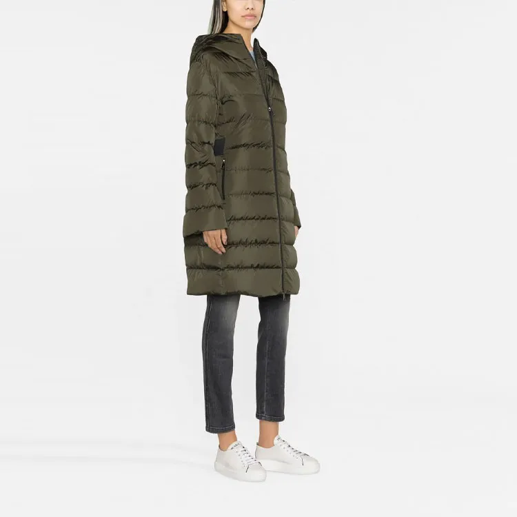 Moncler Down Jackets Women's Olive Green-2
