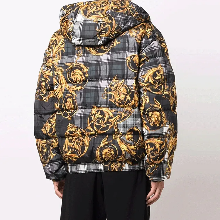 VERSACE JEANS COUTURE Down Jacket Men's Black-2