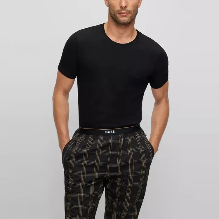 HUGO BOSS FW22 T Shirt Men's 3 Pack Black-2