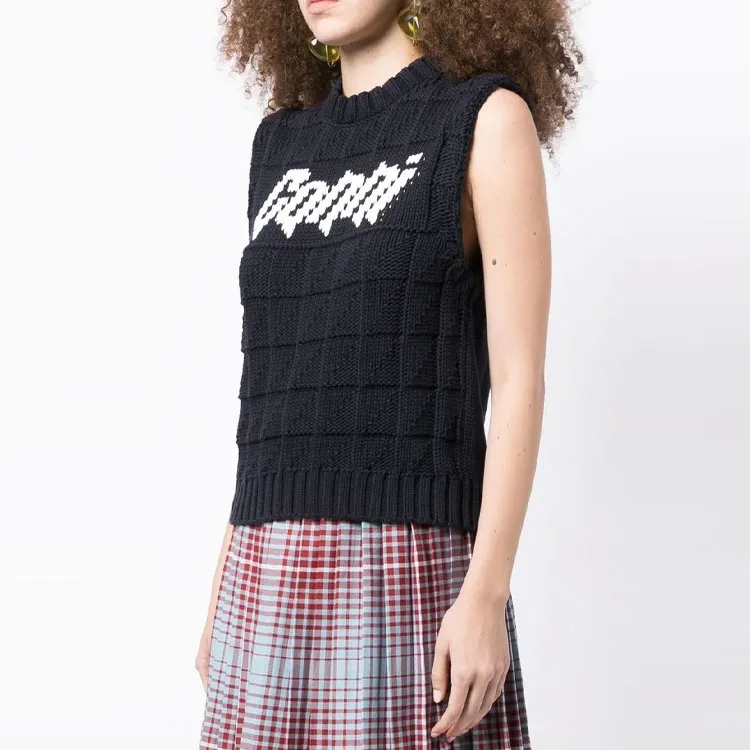 GANNI Rope Vest 'Sky Captain'-4
