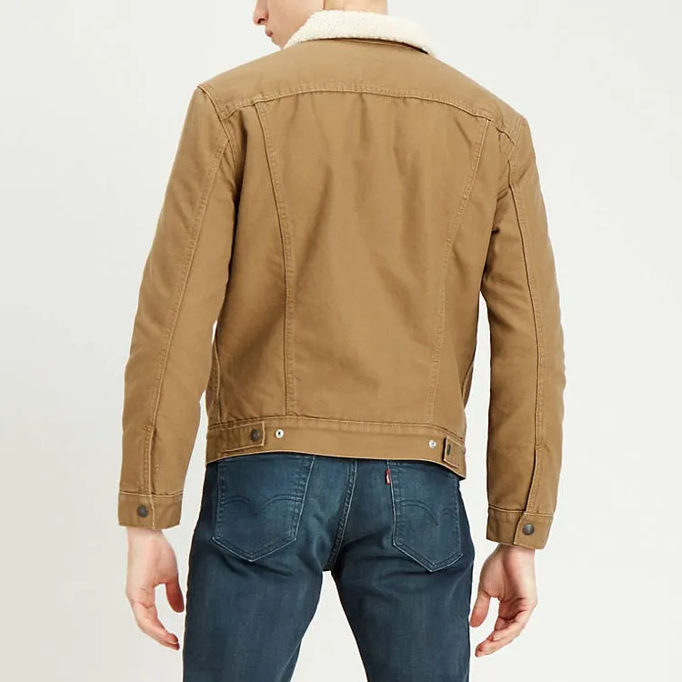 Levis Jackets Men Khaki-2
