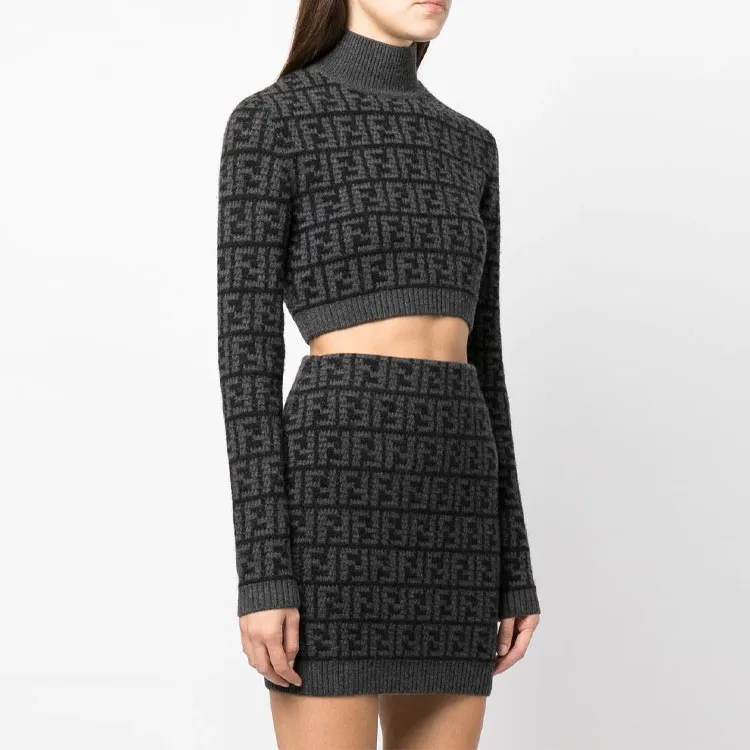 FENDI FW22 Sweater Women's Black-3
