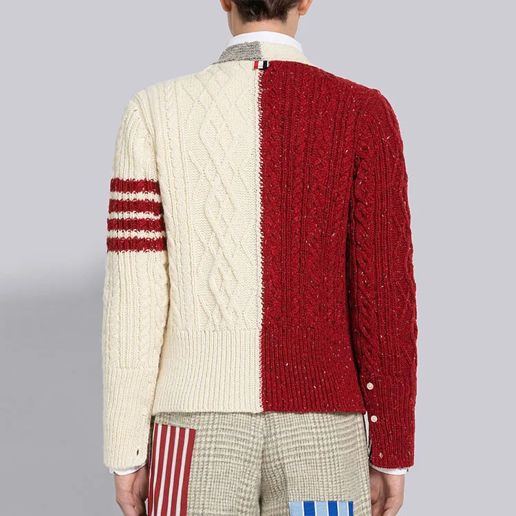 THOM BROWNE Sweaters Men Red-2