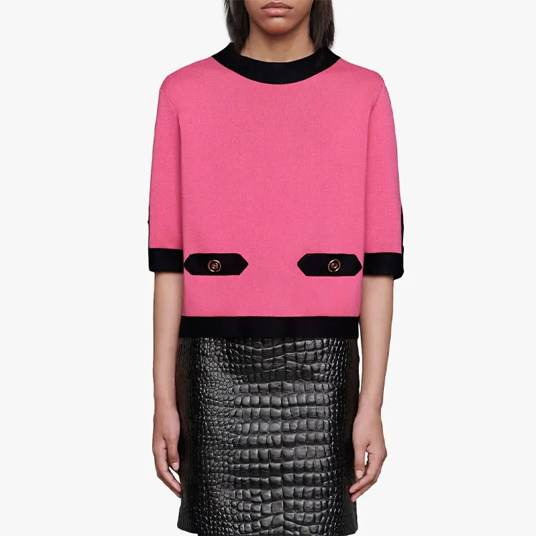 GUCCI Shirts Women's Rose Red-1