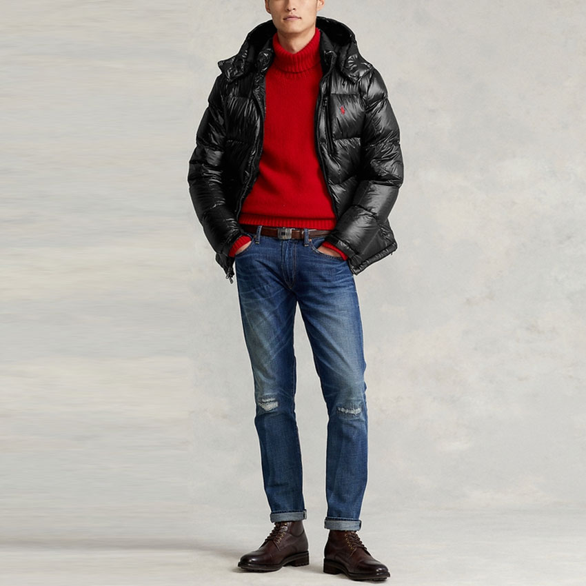 Polo Ralph Lauren Men Pony-embroidered Hooded Puffer Jacket