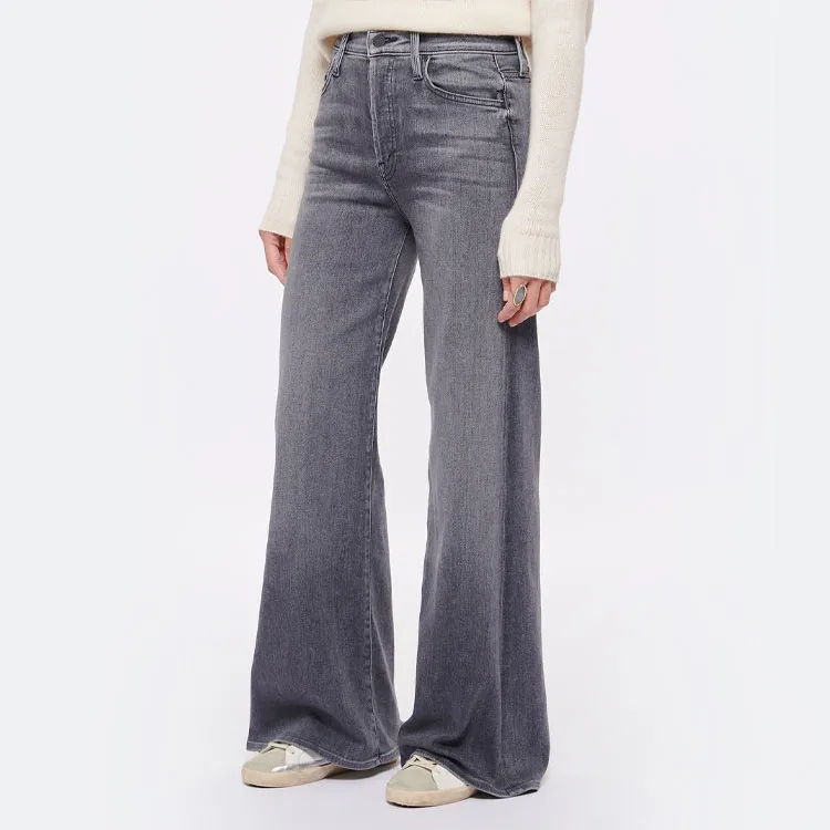 MOTHER Mid Rise Wide Leg Jeans-3