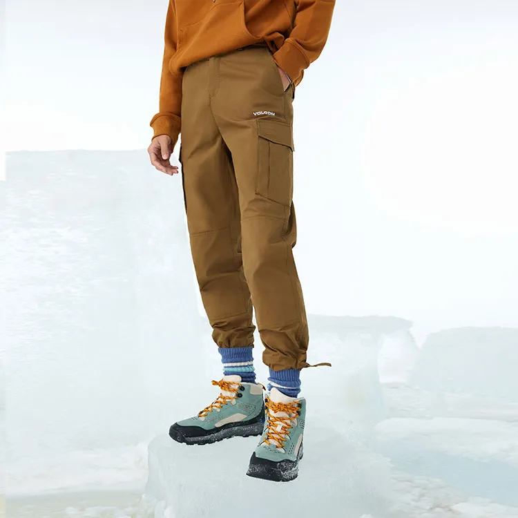 VOLCOM Casual Pants Unisex Khaki-4