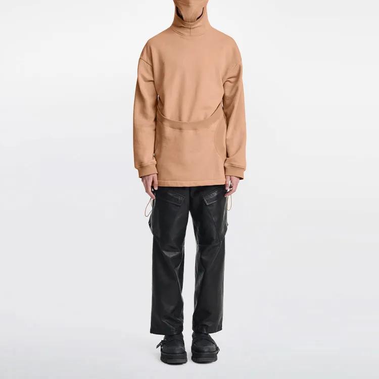 DION LEE Interlock Mask Drawstring Hoodie-2