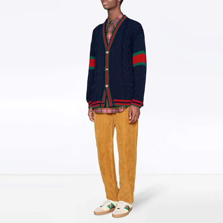 GUCCI Cable Knit Cardigan-3
