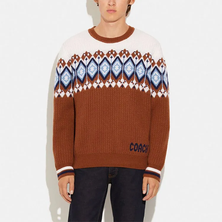 COACH Sweaters Men Brown-1