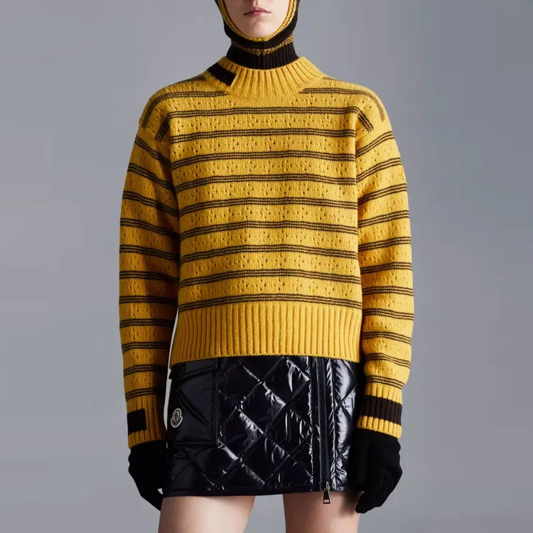 Moncler FW22 Sweater Women's Yellow-2