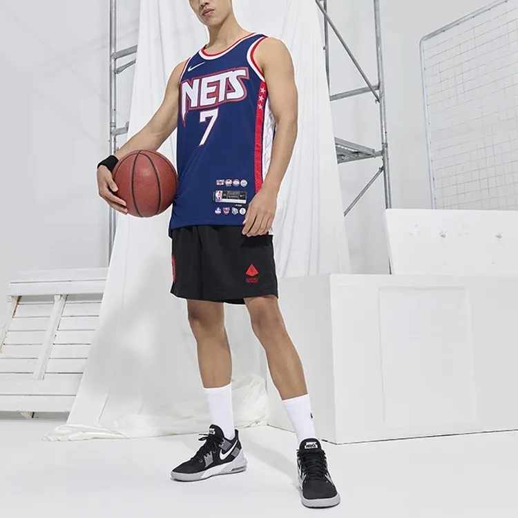 Nike Basketball Jerseys Men's Navy Blue-2