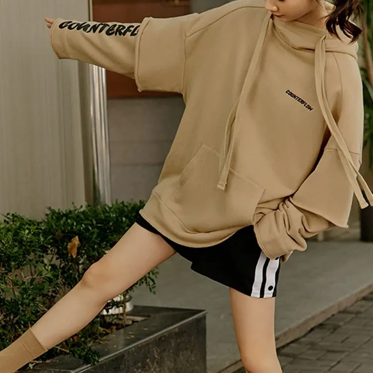 LiNing CF Enlightenment Journey Collection Sports Fashion Collection Sweatshirt Unisex Aromatic Apricot-2
