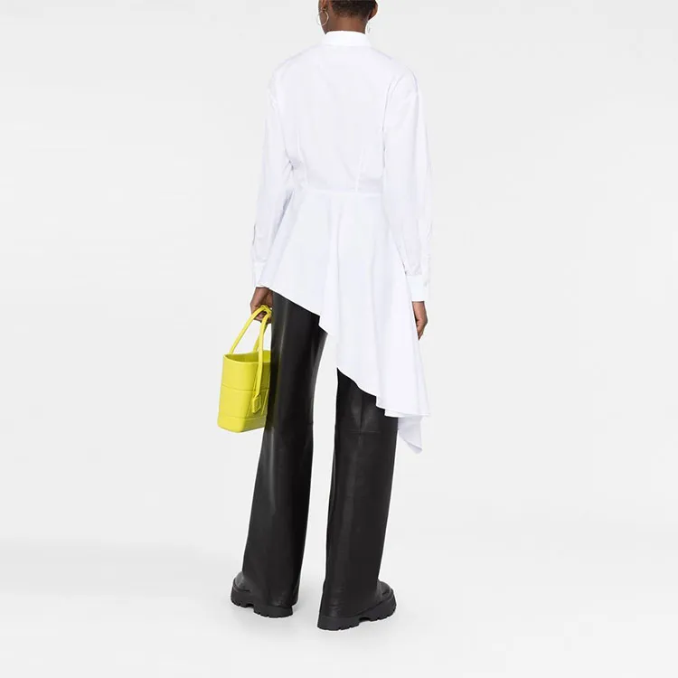Alexander McQueen Asymmetric Button Up Shirt-2