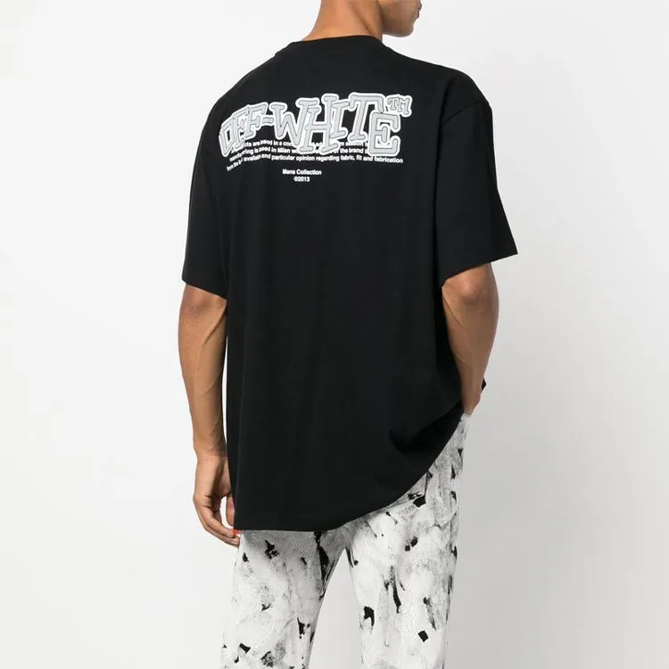 OFF WHITE T Shirts Men Black-2