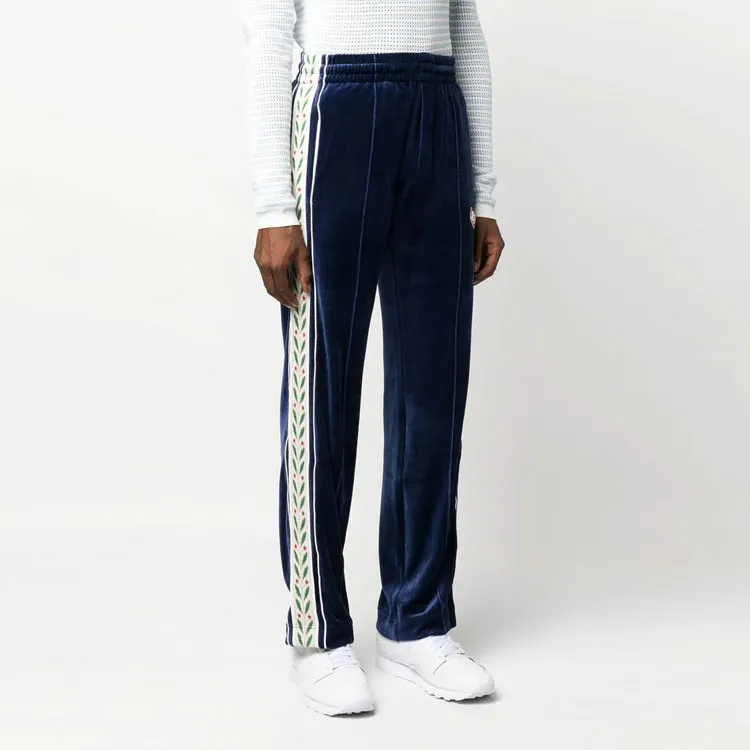 CASABLANCA Laurel Velour Tracksuit Bottoms-3