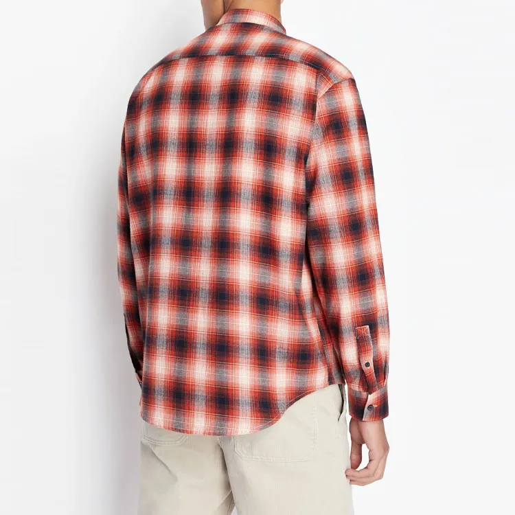 ARMANI EXCHANGE Shirts Men Red-1