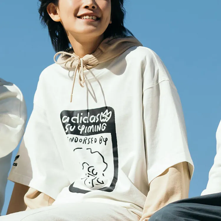 Adidas Originals x ZHANGCHANGXIONG T Shirt Unisex White-4