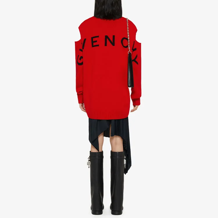 Givenchy Cashmere Sweaters Women's Red-2
