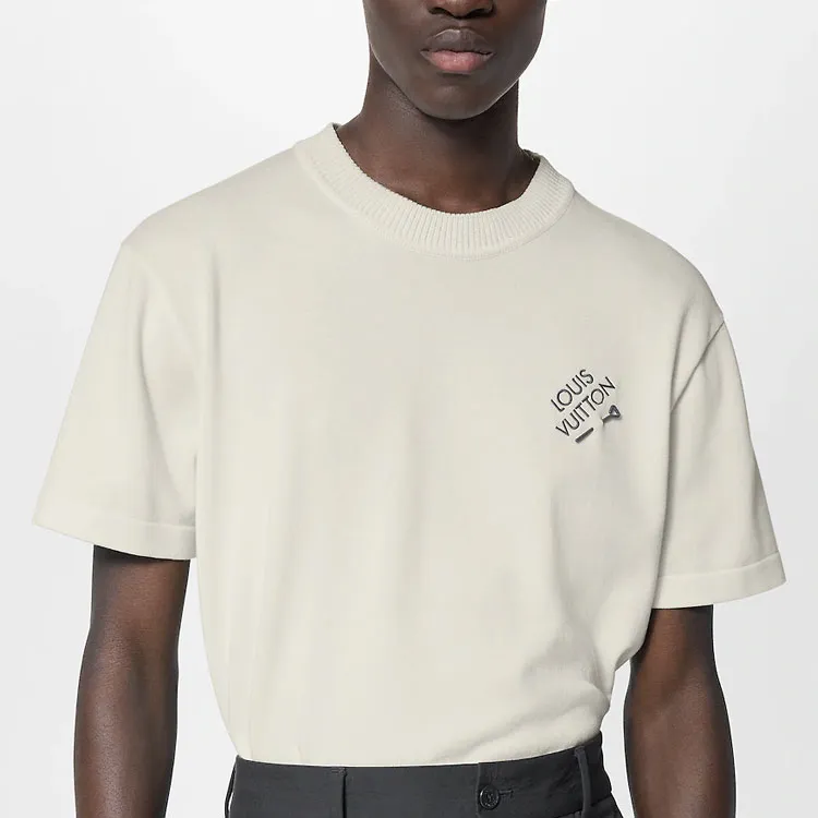 LOUIS VUITTON 1AATXI Signature Short Sleeved T Shirt-4