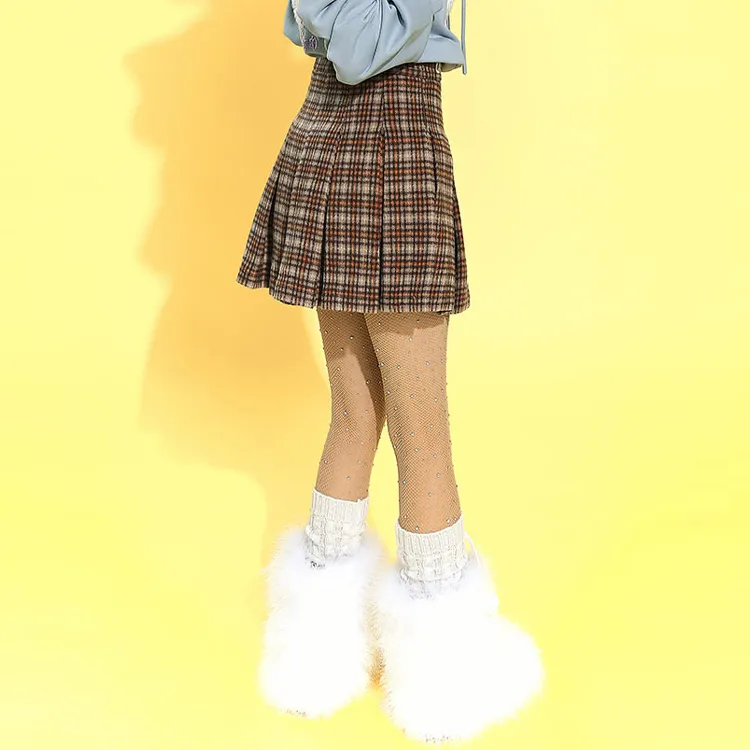 LALABOBO Casual Short Skirts Women's Coffee-4