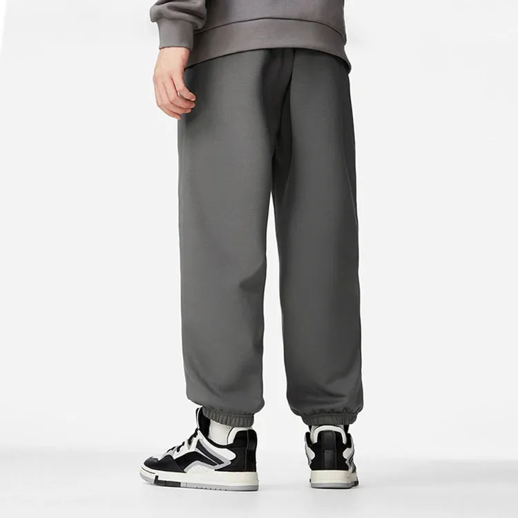 LiNing Sports Fashion Collection Knitted Sports Pants Men's Gray-3