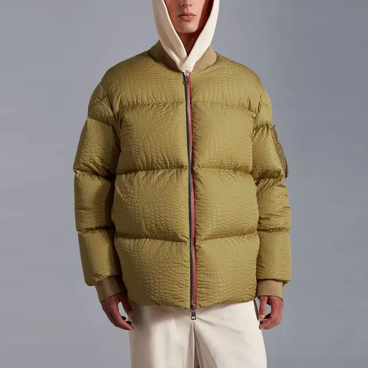Moncler Down Jackets Men Olive Green-2