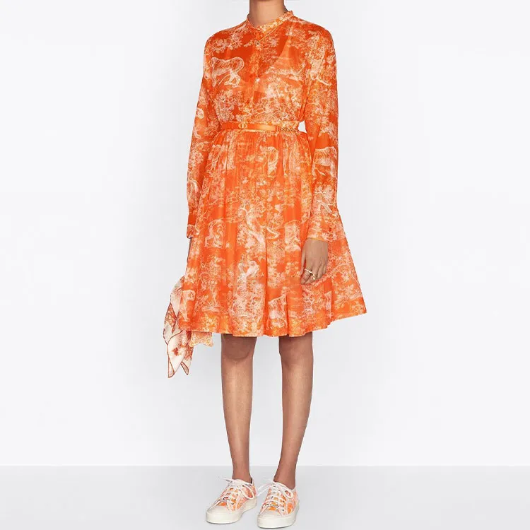 DIOR Shirts Women's Orange-3