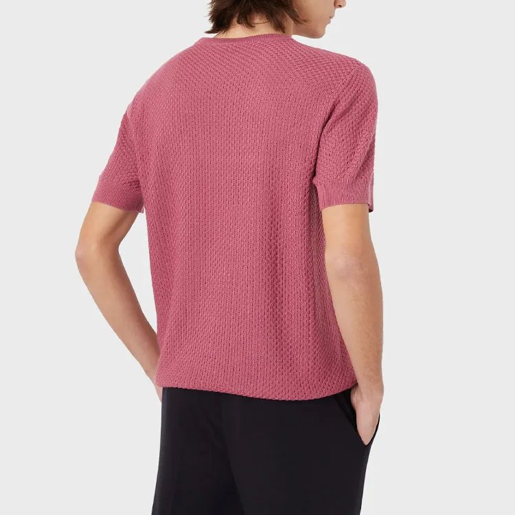 EMPORIO ARMANI FW22 Knitwear Men's Rose Pink-3