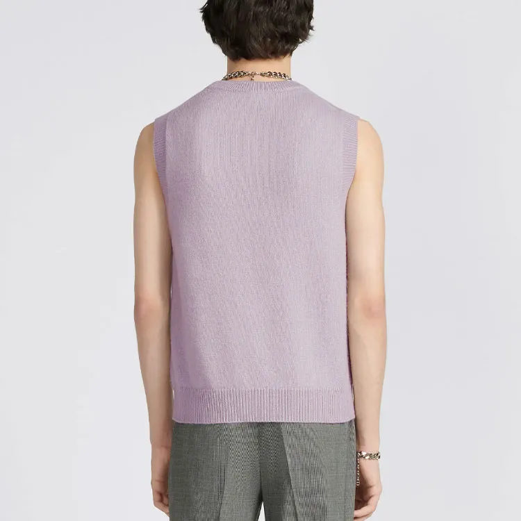 DIOR SS23 Cashmere Sweater Men's Light Purple-3