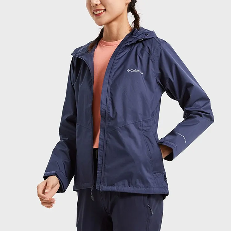 Columbia Waterproof, Windproof, And Abrasion Resistant Windbreaker Jacket Women's Blue-5