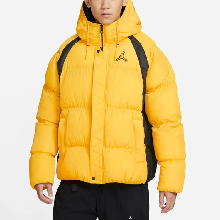 Jordan Puffer Jacket Men's Yellow-4