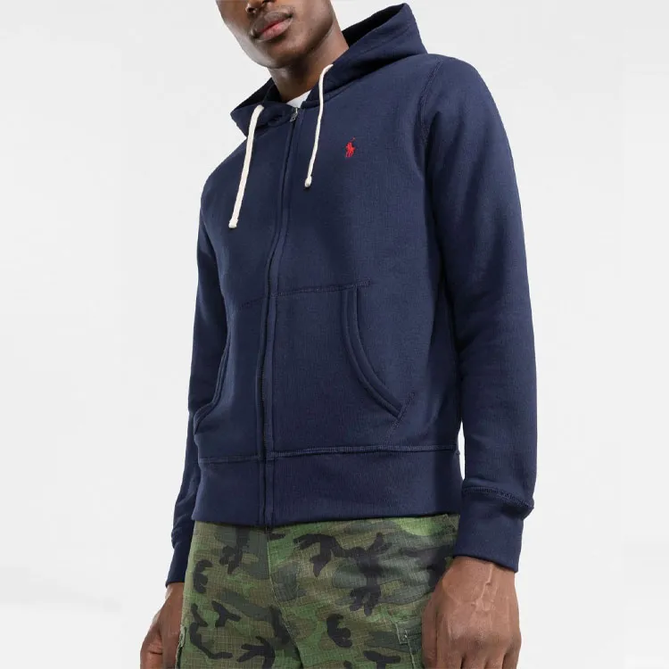 Polo Ralph Lauren Logo Embroidered Zipped Hoodie-4
