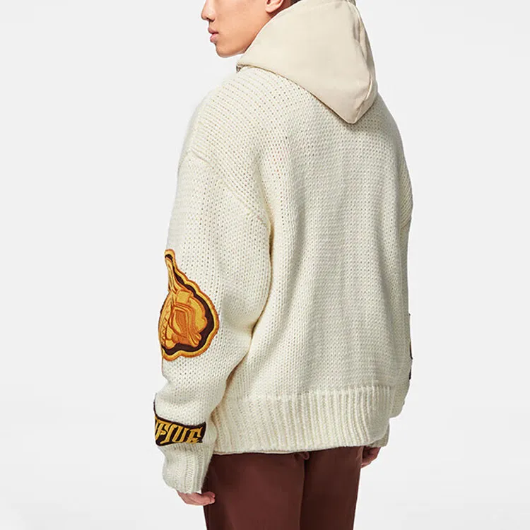 LiNing Badfive Sweater Men's Ecru-3