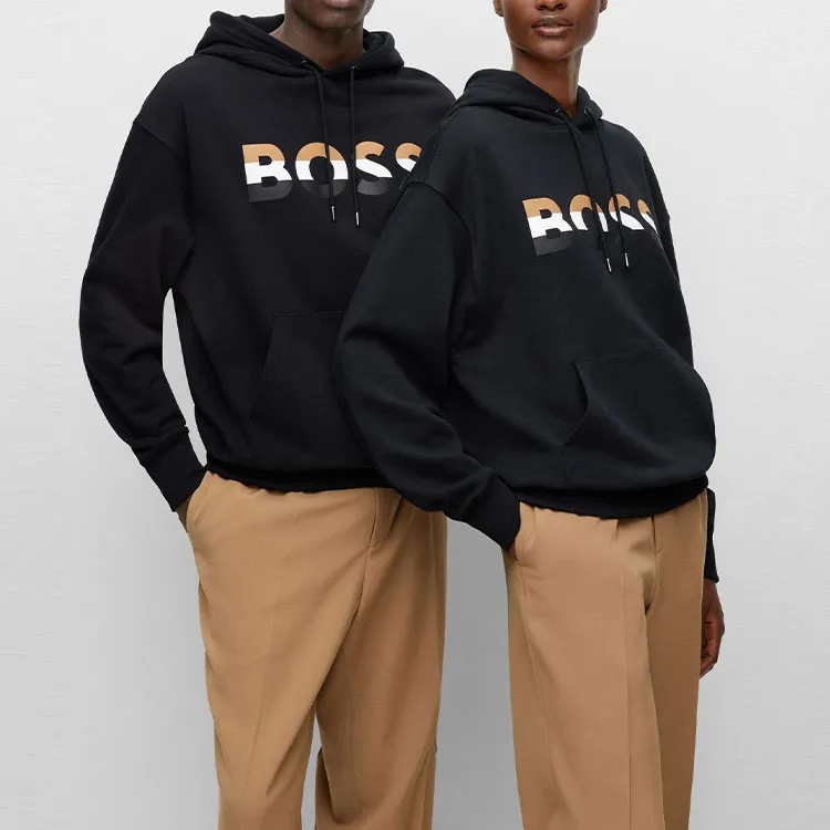 HUGO BOSS Sweatshirts Unisex Black-3